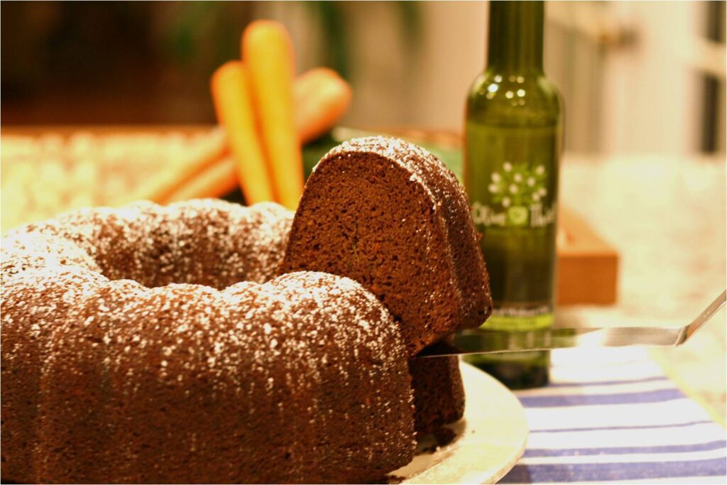 Zucchini and Carrot Gingerbread Cake Feature