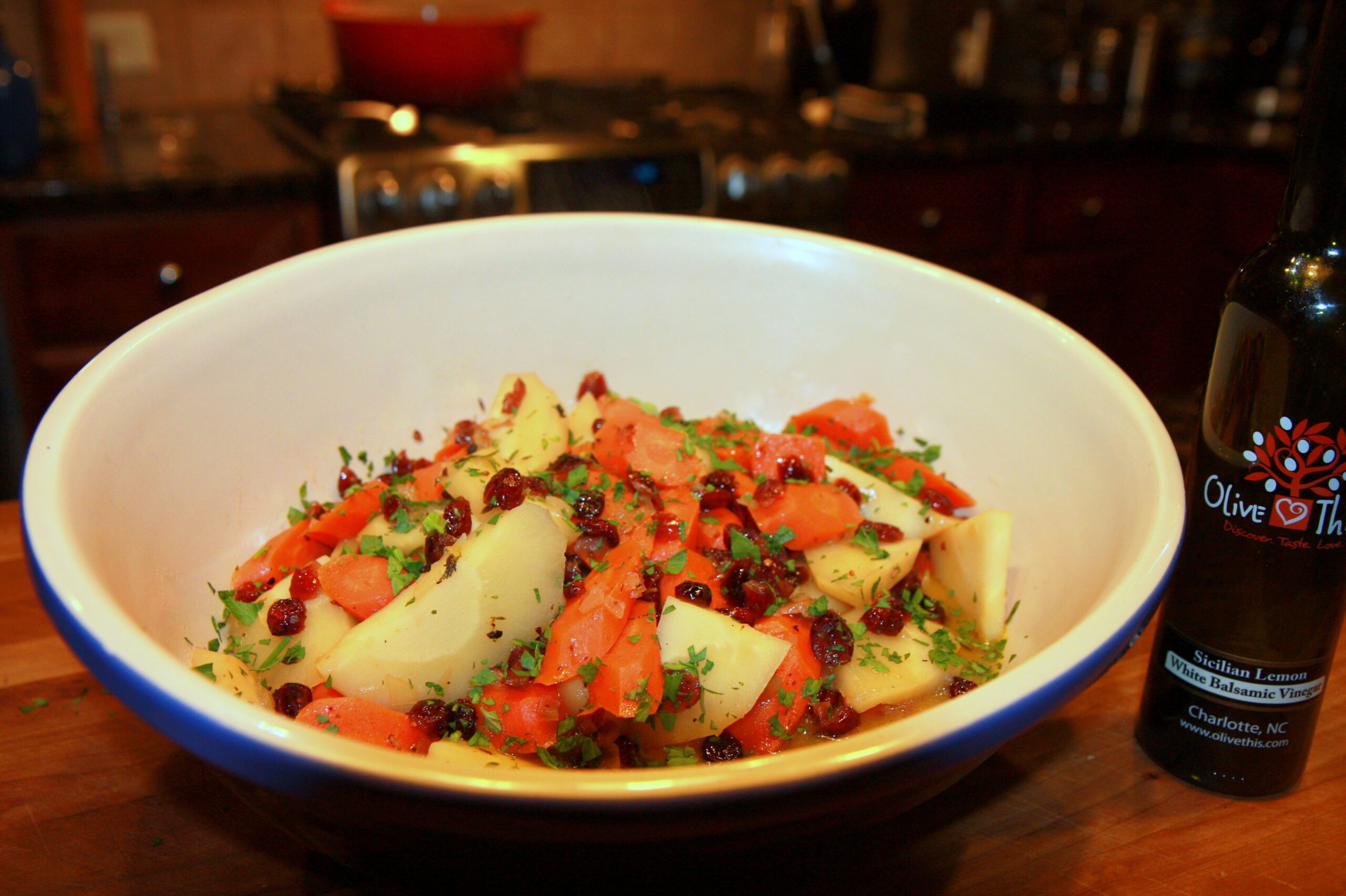 Sicilian Lemon Braised Carrots Parsnips Feature