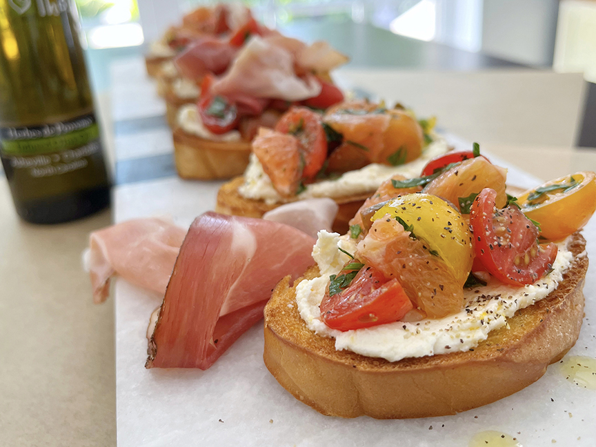 Heirloom Tomato Bruschetta